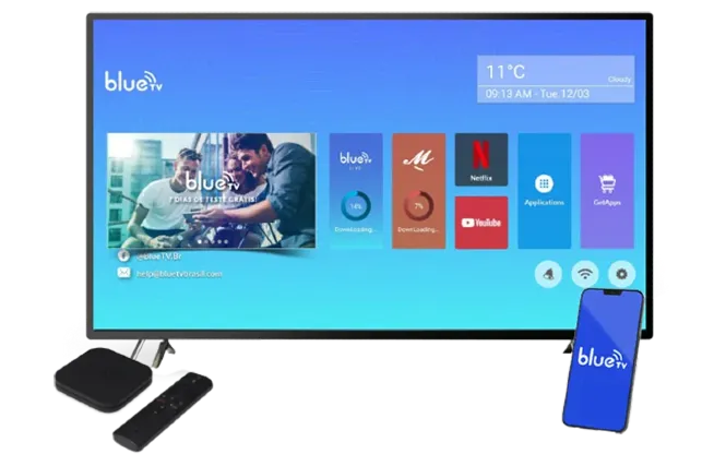 Blue TV App - Aplicativo de Streaming