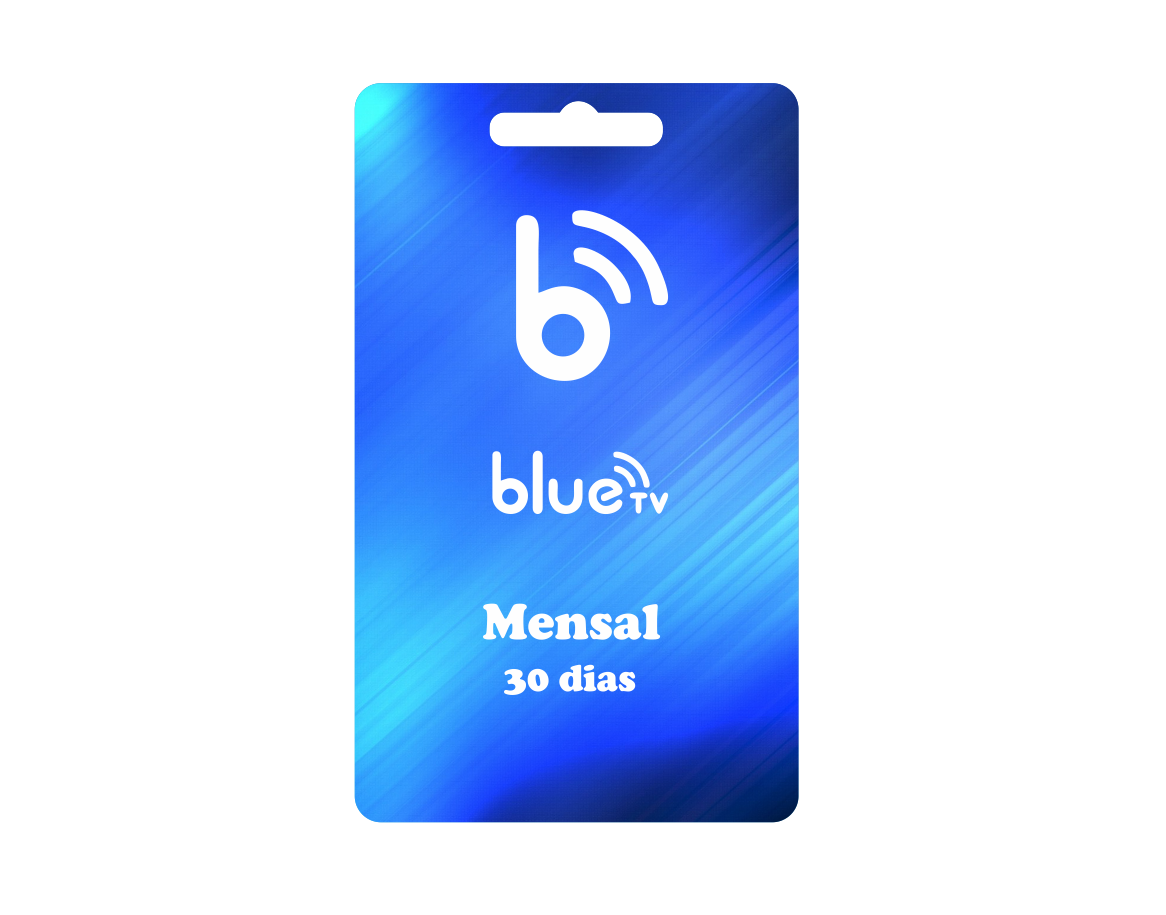 Recarga Blue TV Mensal 30 Dias - R$ 24,90